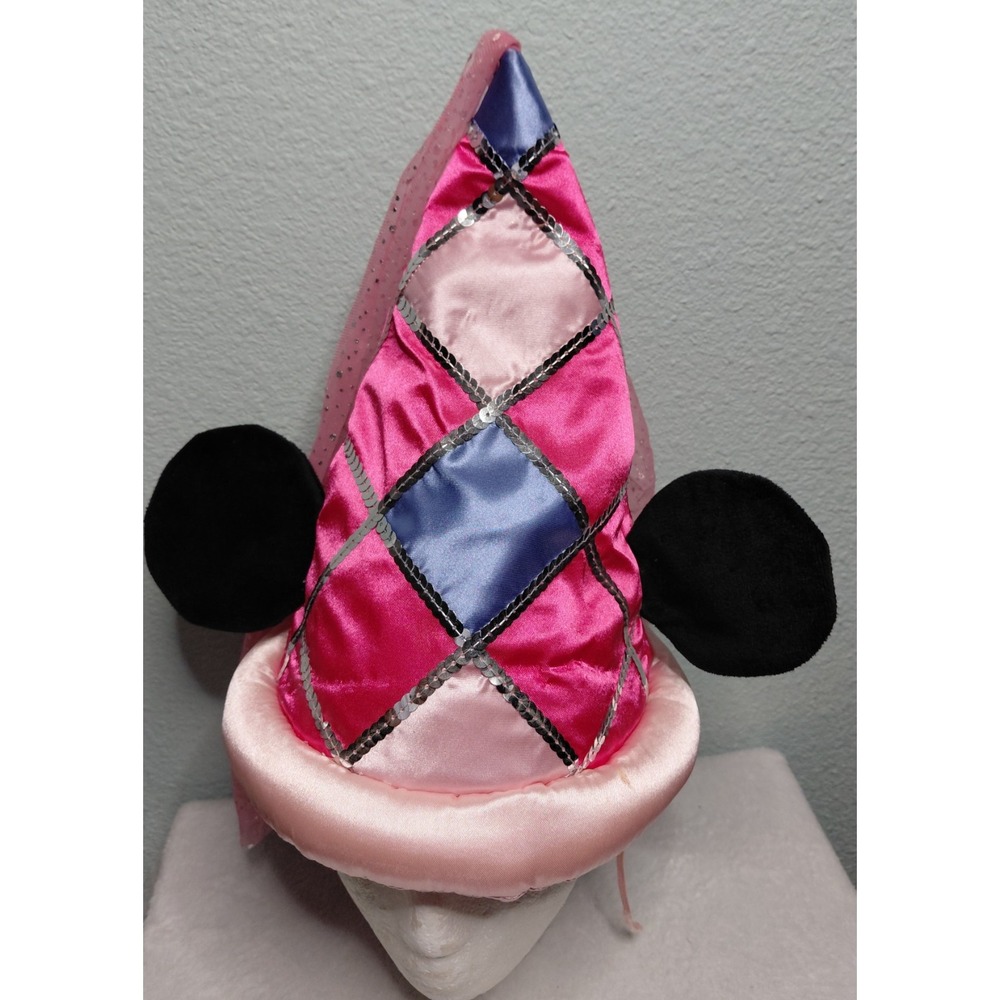 Disney Parks Minnie Mouse Princess Elizabethan Style Pink Hat Toddler Youth